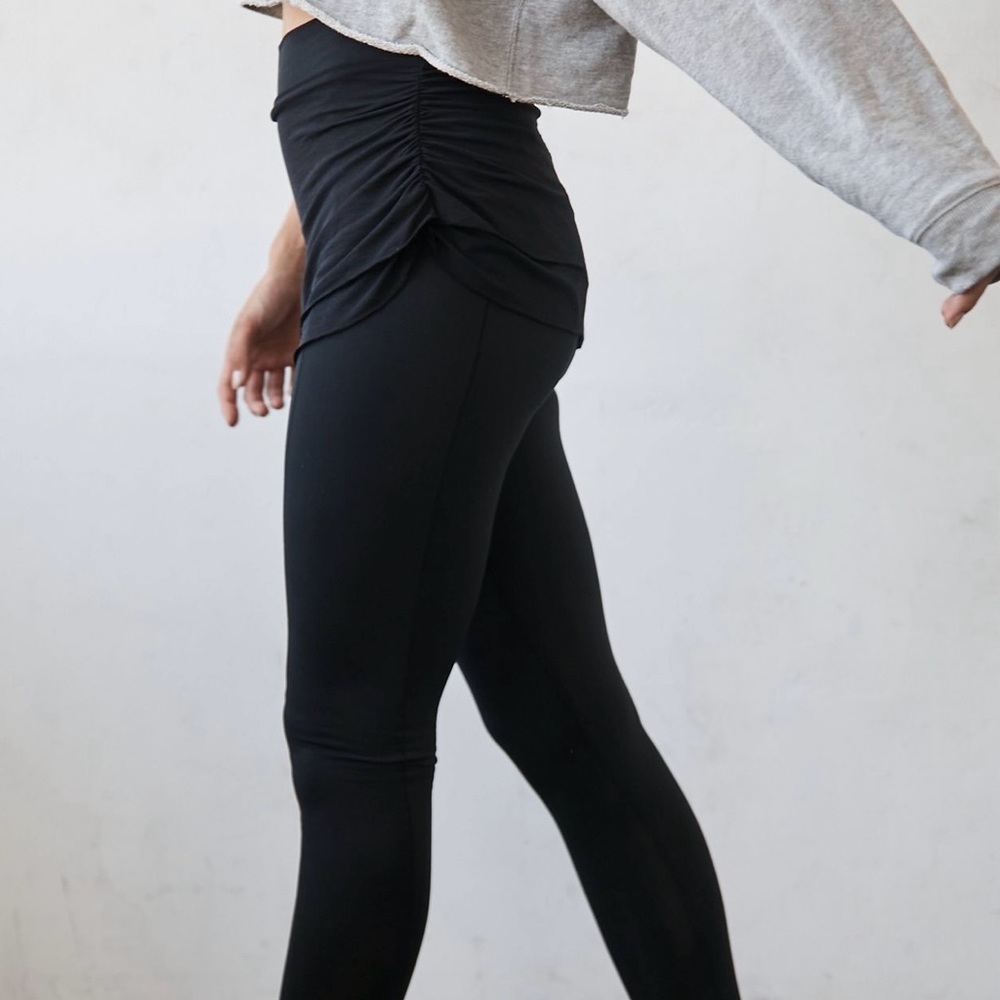 Free People FP Movement “Little Bit of Love” Wrap Leggings Black XS